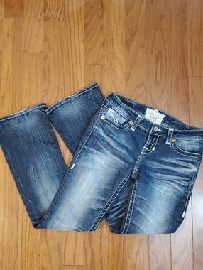 Big Star Liv Boot Jeans Womens 27R Bootcut Distressed Denim